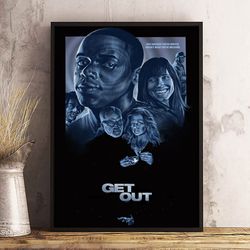 get out decoration, get out poster, get out wall art, movie home decor, movie print