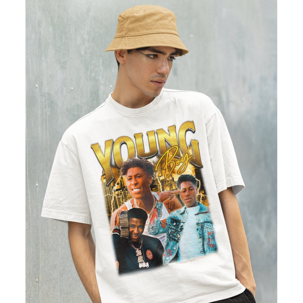 Retro YOUNGBOY Shirt -Youngboy Sweater,Vintage Youngboy Shirt,Kentrell DeSean Gaulden Never Broke Again Shirt,Hip Hop Shirt,Rapper Tshirt - 2.jpg