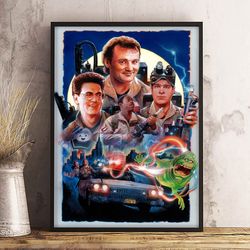 movie home decor, ghostbusters poster, ghostbusters wall art, ghostbusters decoration, movie print