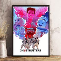 movie home decor, ghostbusters poster, ghostbusters wall art, movie print, ghostbusters decoration