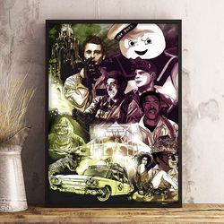 ghostbusters decoration, ghostbusters wall art, movie home decor, movie print, ghostbusters poster