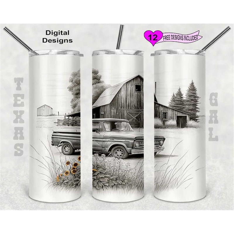 MR-662023182742-barn-tumbler-wrap-old-truck-tumbler-wrap-watercolor-tumbler-image-1.jpg