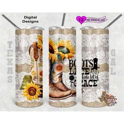 boots lace a whole lot of grace tumbler wrap, burlap tumbler wrap, watercolor tumbler wrap, 20oz sublimation tumbler png