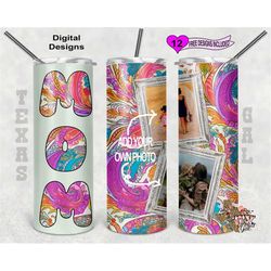 mom tumbler wrap, frame tumbler wrap, watercolor tumbler wrap, 20oz sublimation tumbler png, seamless design