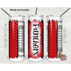 20 oz skinny tumbler football personalize school spirit seamless sublimation design png instant digital only