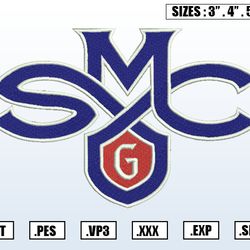 Saint Marys Gaels Embroidery Designs, NCAA Logo Embroidery Files, NCAA Marys Gaels, Machine Embroidery Pattern