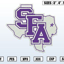 stephen f austin lumberjacks embroidery designs, ncaa logo embroidery files, ncaa gonzaga,machine embroidery design file