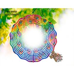 wind spinner feathers personalize sublimation digital download png