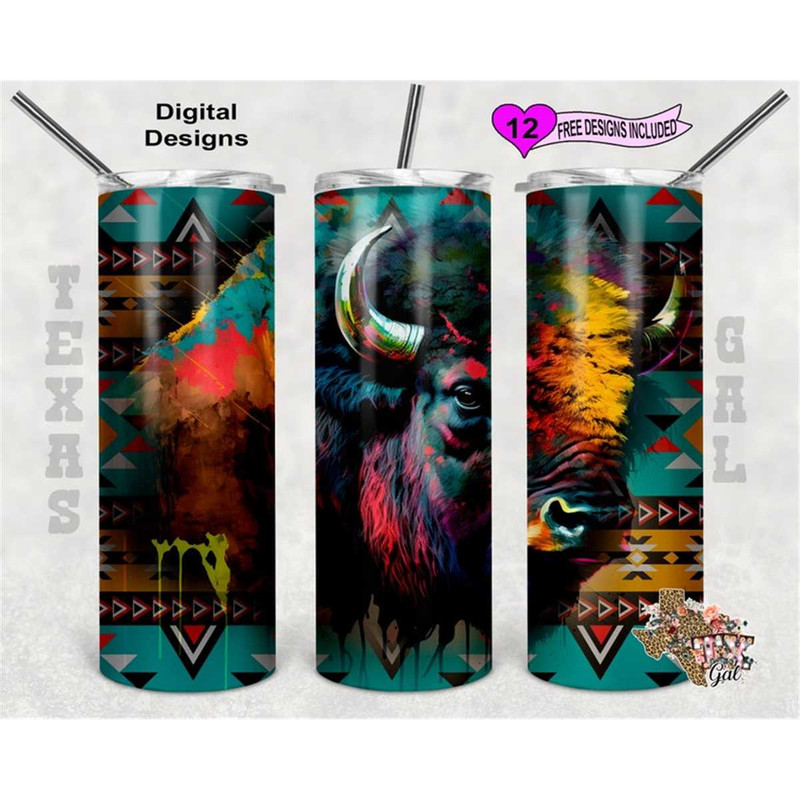 MR-662023205244-boho-tumbler-wrap-buffalo-tumbler-wrap-watercolor-tumbler-image-1.jpg