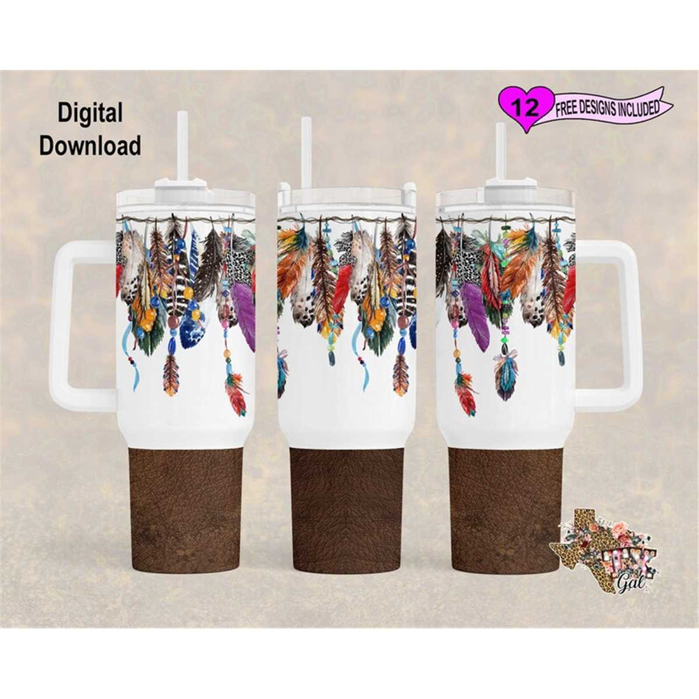MR-662023213418-feathers-tumbler-wrap-boho-tumbler-wrap-40-oz-skinny-tumbler-image-1.jpg