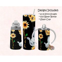 you are my sunshine, mom me, tumbler design, bundle, 20oz skinny tumbler design, 12oz kid water bottle, sippy cup, subli