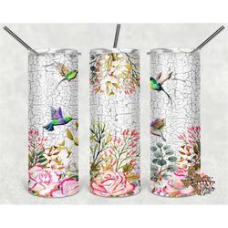 20 oz skinny tumbler humming birds wrap tapered straight template digital download sublimation graphics instant download