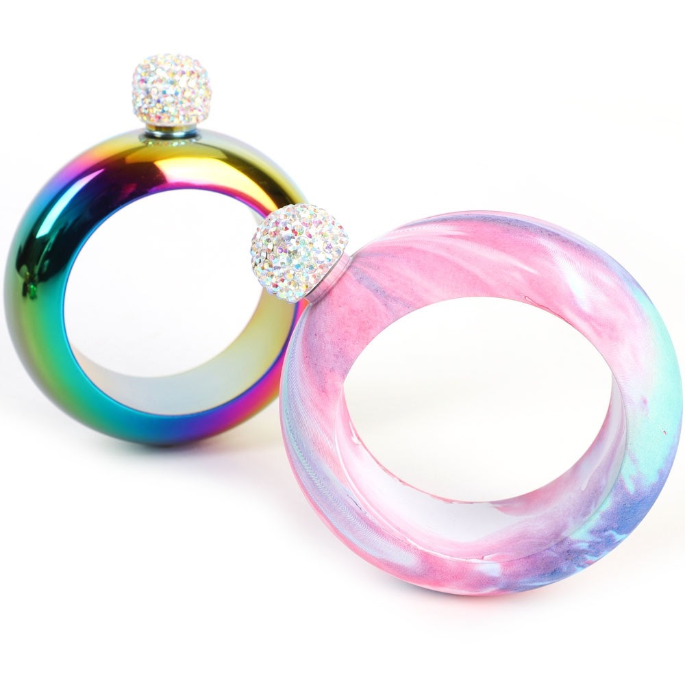 Flask Stainless Steel Bangle Bracelet.jpg