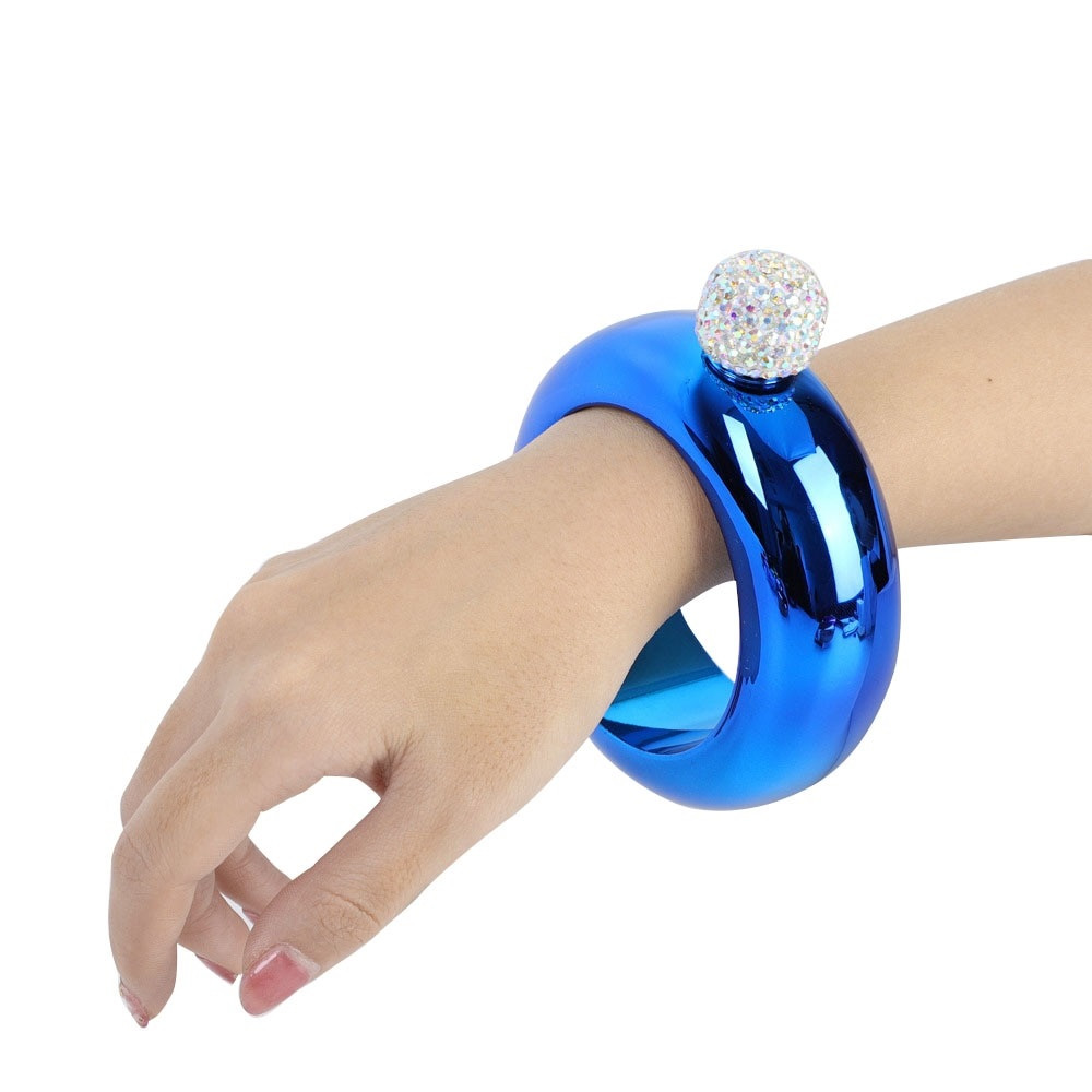 Flask Stainless Steel Bangle Bracelet2.jpg