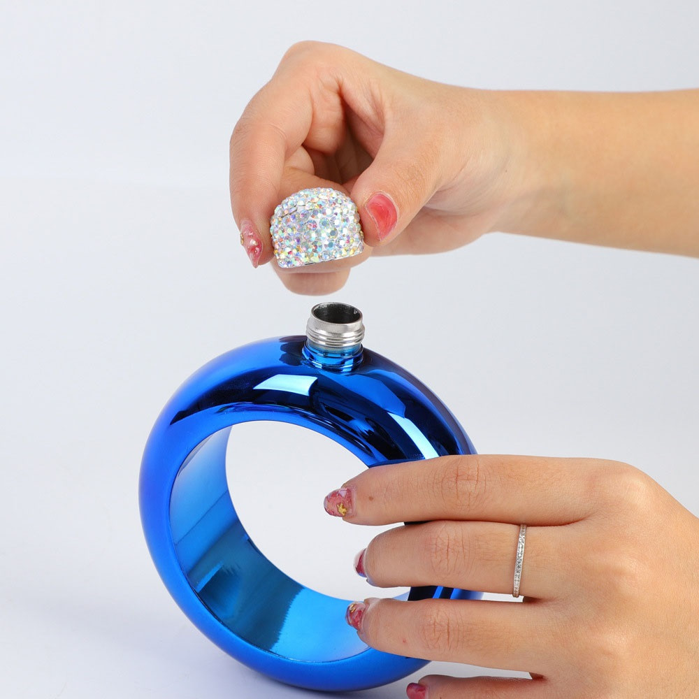Flask Stainless Steel Bangle Bracelet3.jpg