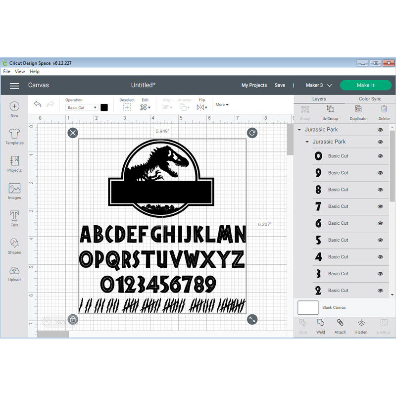 Jurassic Park font logo 5.png