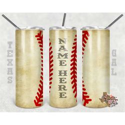 baseball, tumbler design, 20 oz skinny tumbler, tumbler, cup, baseball, digital download, png, sublimation