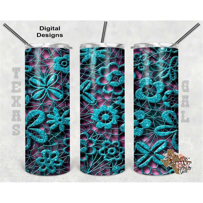 MR-66202323136-20-oz-skinny-tumbler-lace-teal-glitter-floral-seamless-tumbler-image-1.jpg