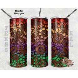 20 oz skinny tumbler wood lace multi colors sublimation design png instant digital only