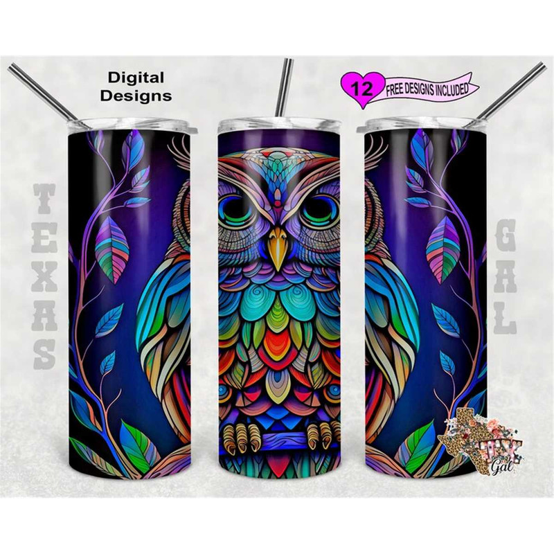 MR-662023231750-stain-glass-tumbler-wrap-owl-tumbler-png-20oz-sublimation-image-1.jpg