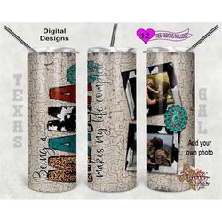 mama tumbler wrap, mama png, picture frame tumbler png, sublimation tumbler design, 20 oz skinny tumbler png, seamless p