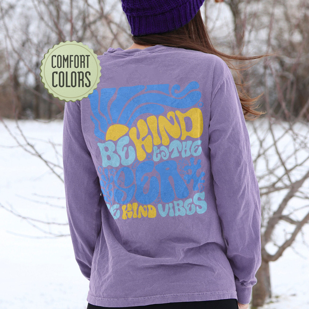 Be Kind To The Sea Comfort Colors Shirt, Beach Shirt, Summer Holiday Tee, Beach Vacation Shirt, Ocean Beach Surf T-Shirt, Trendy VSCO - 5.jpg