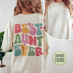 best aunt ever comfort colors shirt, cool aunts club comfort colors, aunt shirt, aunt