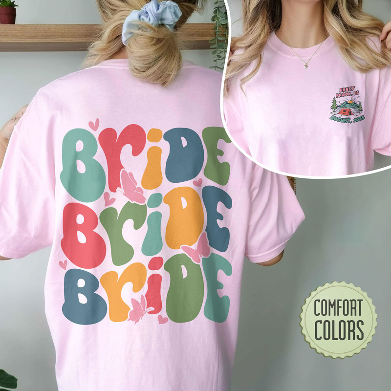 Camp Bachelorette Comfort Colors Shirt, Camp Bach Crew, Camping Bachelorette Party, Custom Name Bride Shirt, Retro Bride Shirt - 4.jpg