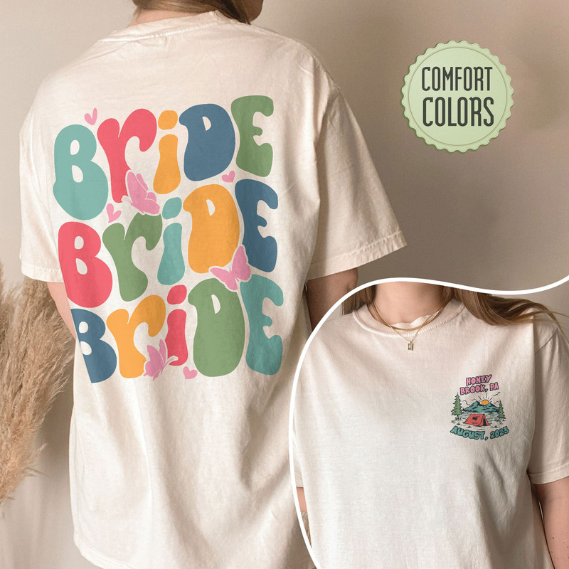 Camp Bachelorette Comfort Colors Shirt, Camp Bach Crew, Camping Bachelorette Party, Custom Name Bride Shirt, Retro Bride Shirt - 5.jpg