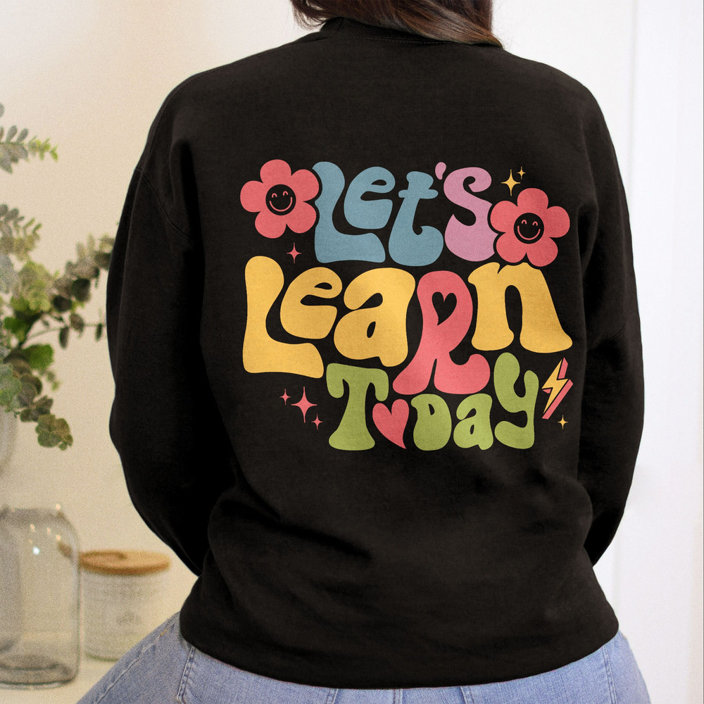 Comfort Colors® Let's Learn Today Shirt, Funny Teacher Shirt, Teacher Tops, Gift for Teacher, Holiday Teacher Shirts - 1.jpg