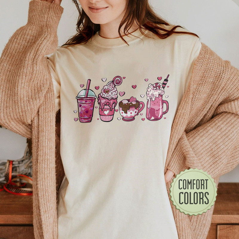 Comfort ColorsĀ® Womens Valentines Day Shirt, Valentine Coffee Sweatshirt, Womens Valentines Day Sweater, Valentines Day Shirt - 1.jpg