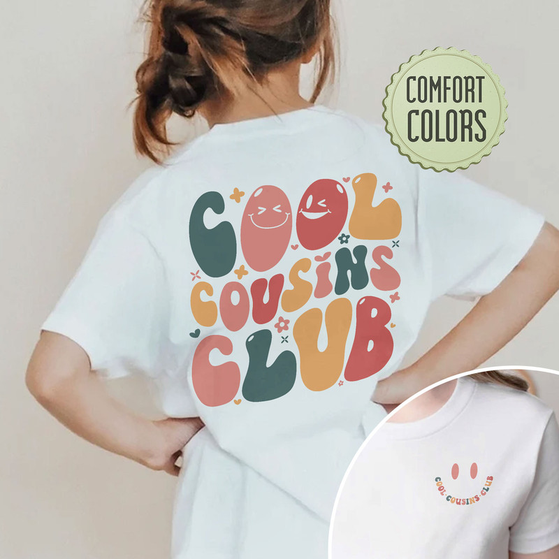 Cool Cousins Club Comfort Colors Shirt, Big Cousin Shirt, Matching Cousin Shirts, Family Shirts, Pregnancy Announcement, Cousin Crew Tee - 6.jpg