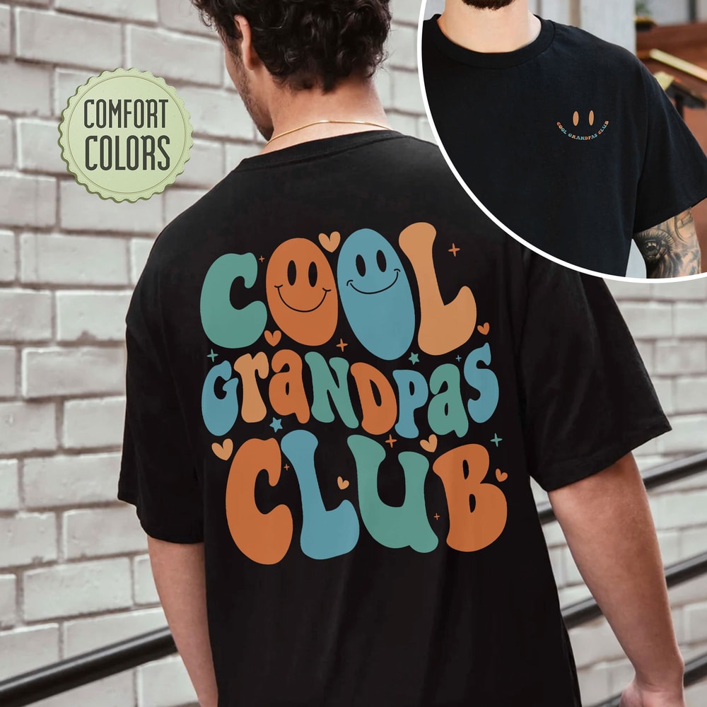 Cool Grandpas Club Comfort Colors Shirt, Fatherās Day Shirt, Grandpa Shirt Gift, Dad Shirt, Grandpa Gift, New Grandpa Gift Ideas - 3.jpg