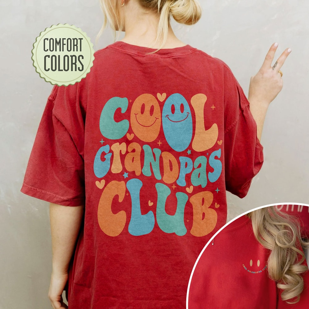 Cool Grandpas Club Comfort Colors Shirt, Fatherās Day Shirt, Grandpa Shirt Gift, Dad Shirt, Grandpa Gift, New Grandpa Gift Ideas - 5.jpg
