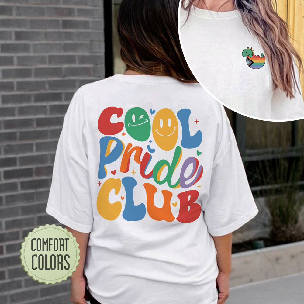 Cool Pride Club Comfort Colors Shirt, Gay Pride Shirt, Lgbt Rainbow T-Shirt, Funny Lgbt Shirts, Gay Pride Month Outfits, Lgbt Ally Shirt - 1.jpg