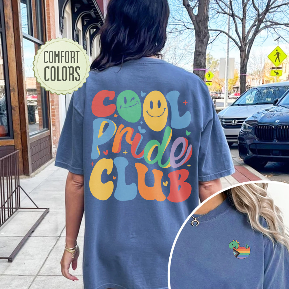 Cool Pride Club Comfort Colors Shirt, Gay Pride Shirt, Lgbt Rainbow T-Shirt, Funny Lgbt Shirts, Gay Pride Month Outfits, Lgbt Ally Shirt - 4.jpg