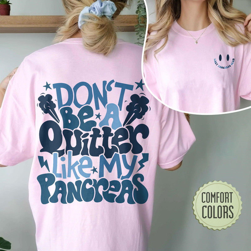 Diabetes Awareness Comfort Colors Shirt, Lazy Pancreas Club Shirt, Diabetics Shirt, Type 1 Diabetes Awareness, Gift For Diabetes - 1.jpg
