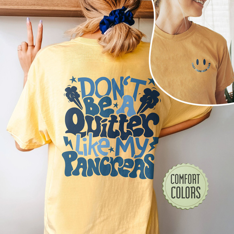 Diabetes Awareness Comfort Colors Shirt, Lazy Pancreas Club Shirt, Diabetics Shirt, Type 1 Diabetes Awareness, Gift For Diabetes - 6.jpg