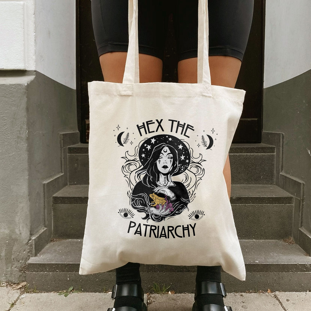 Feminist Tote Bag, Trendy Canvas Tote Bag, Gift For Girl, Aesthetic Tote Bag, School Bag, Vintage Bag, Reusable Tote - 10.jpg