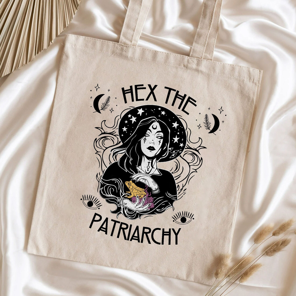 Feminist Tote Bag, Trendy Canvas Tote Bag, Gift For Girl, Aesthetic Tote Bag, School Bag, Vintage Bag, Reusable Tote - 5.jpg