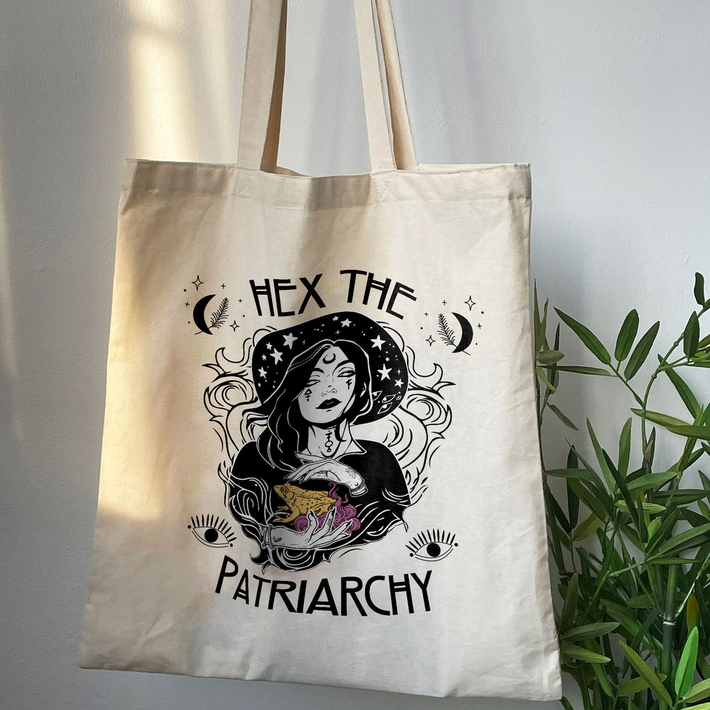 Feminist Tote Bag, Trendy Canvas Tote Bag, Gift For Girl, Aesthetic Tote Bag, School Bag, Vintage Bag, Reusable Tote - 7.jpg