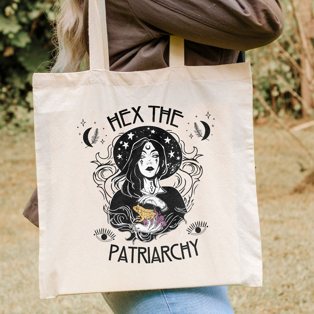Feminist Tote Bag, Trendy Canvas Tote Bag, Gift For Girl, Aesthetic Tote Bag, School Bag, Vintage Bag, Reusable Tote - 8.jpg