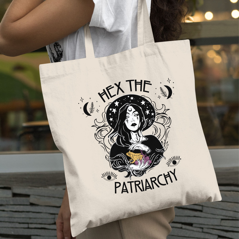 Feminist Tote Bag, Trendy Canvas Tote Bag, Gift For Girl, Aesthetic Tote Bag, School Bag, Vintage Bag, Reusable Tote - 9.jpg