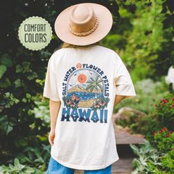 hawaii beach comfort colors shirt, ocean beach shirt, coconut girl aesthetic shirt, s