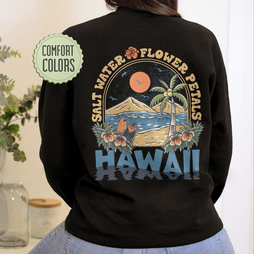 Hawaii Beach Comfort Colors Shirt, Ocean Beach Shirt, Coconut Girl Aesthetic Shirt, Summer Vibes Clothes, Siesta Beachy Shirt, Beach Shirt - 8.jpg