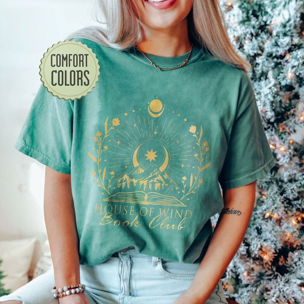 House Of Wind Book Club Comfort Colors Shirt, Acotar Shirt, SJM Merch, Velaris Shirt, The Night Court Symbol, Acowar Acotar Merch - 5.jpg