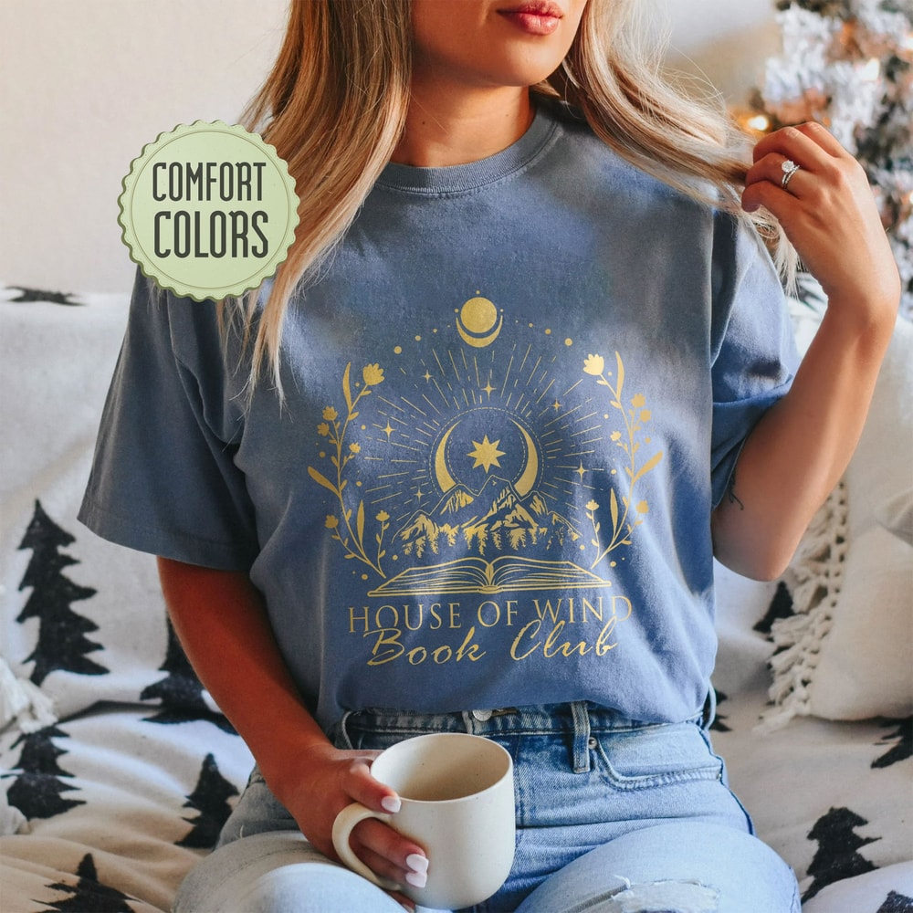 House Of Wind Book Club Comfort Colors Shirt, Acotar Shirt, SJM Merch, Velaris Shirt, The Night Court Symbol, Acowar Acotar Merch - 6.jpg