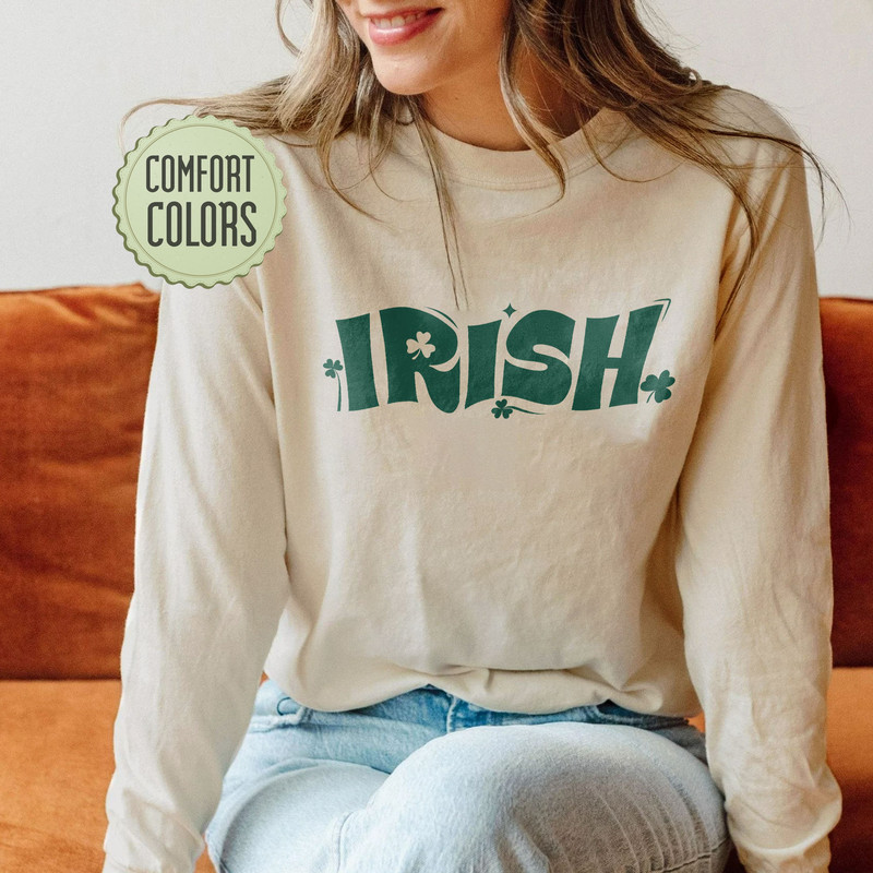 Irish Comfort Colors Shirt, Irish Crewneck, St Patricks Day Shirt, Saint Patricks Day Shirt, Womens St Patricks Day Shirt - 3.jpg