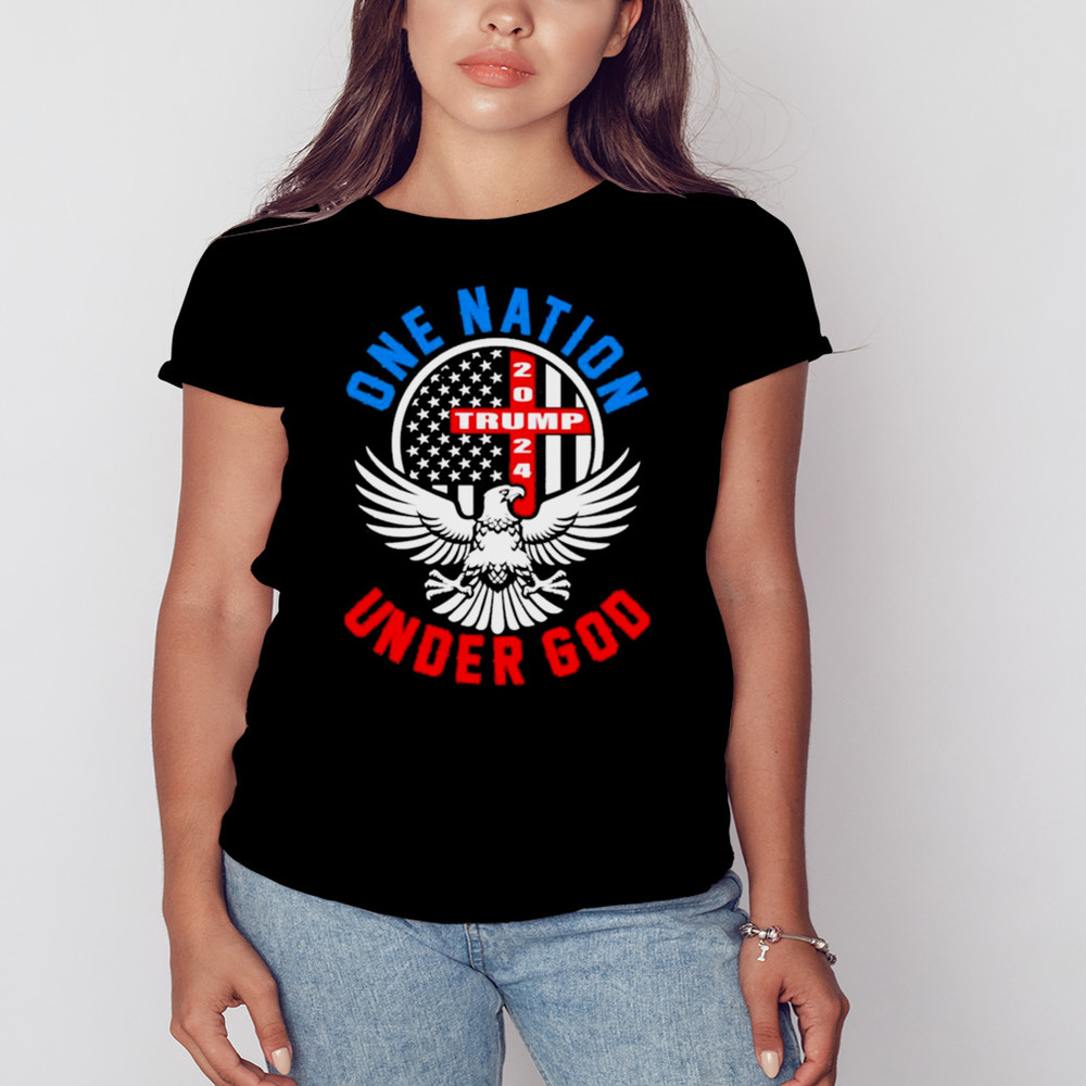 Trump 2024 One Nation Under God shirt, Unisex Clothing, Shirt For Men Women, Graphic Design, Unisex Shirt