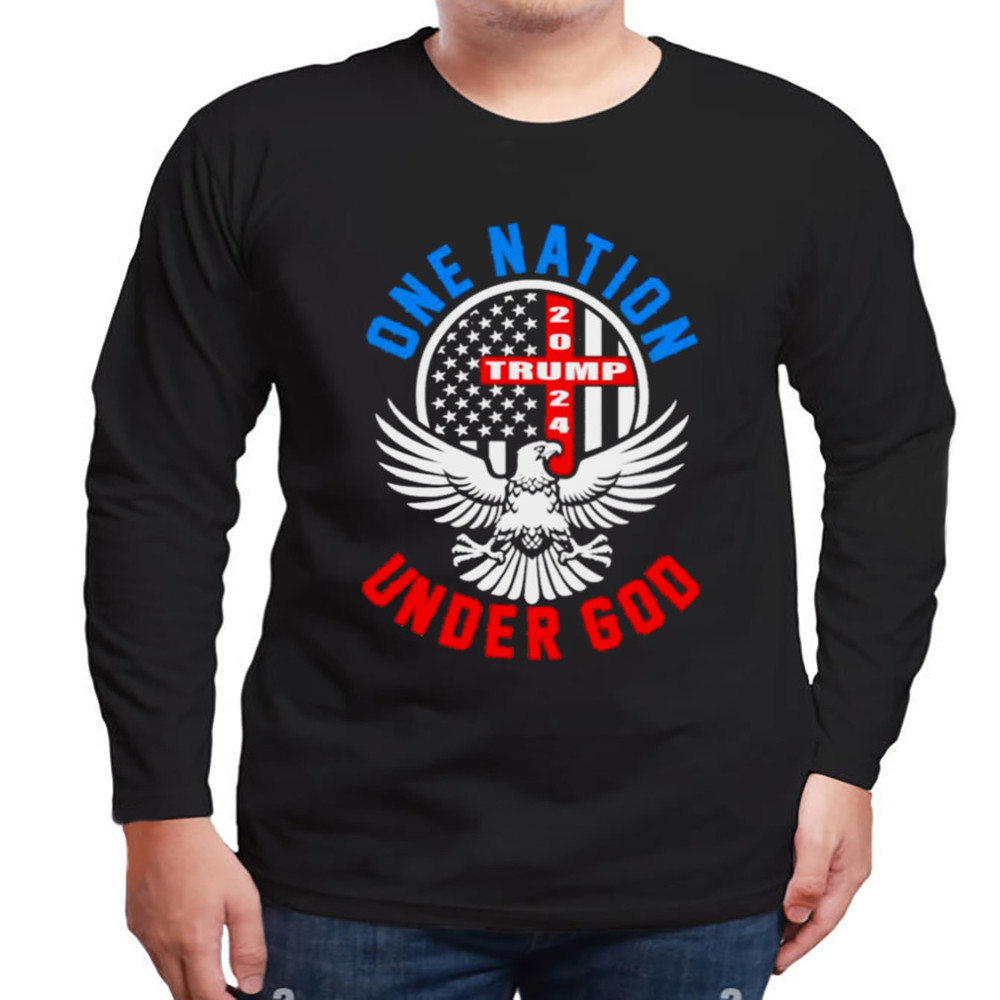 Trump 2024 One Nation Under God shirt, Unisex Clothing, Shirt For Men Women, Graphic Design, Unisex Shirt